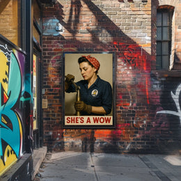 Shes a WOW Poster