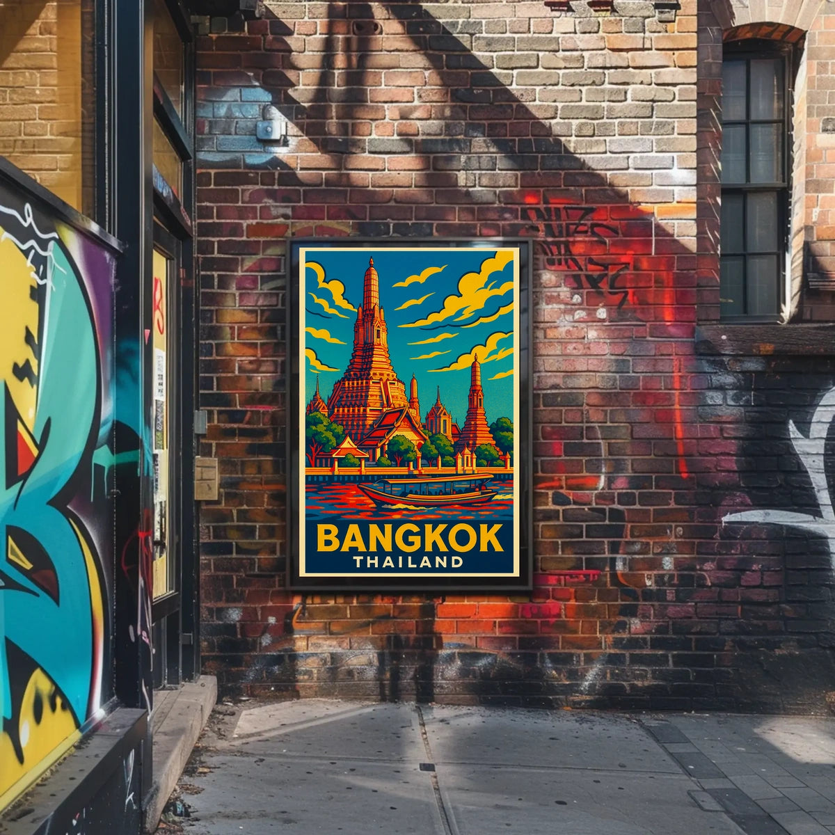 Bangkok Travel Poster