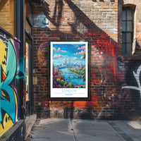 Scenic London Skyline Poster