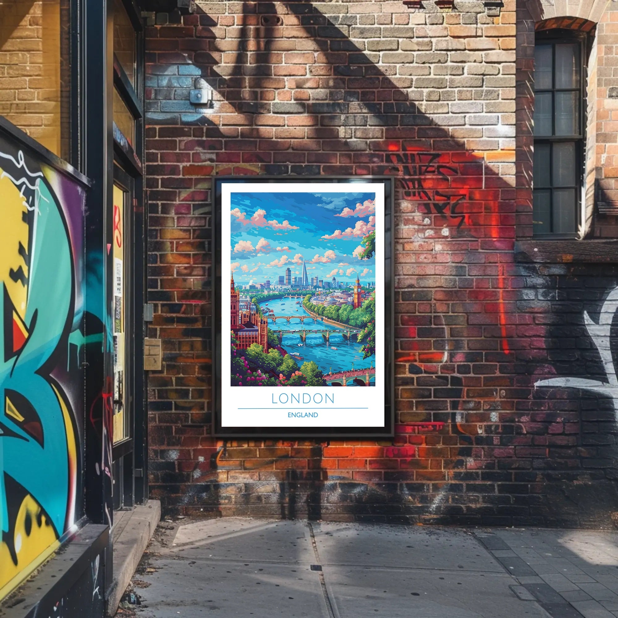 Scenic London Skyline Poster