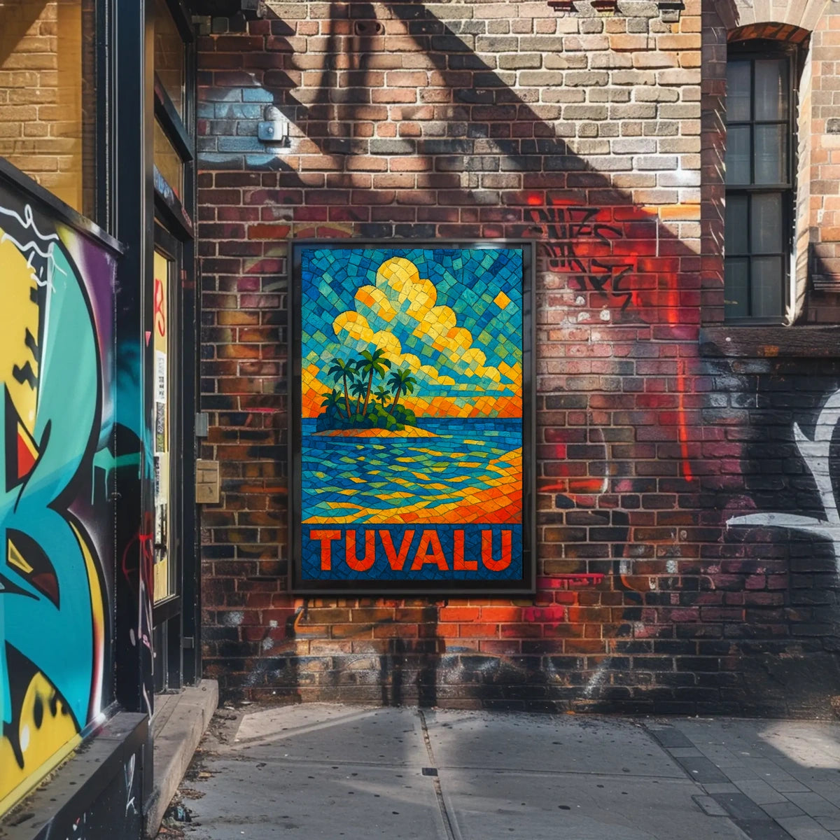 Tropical Paradise Of Tuvalu Poster