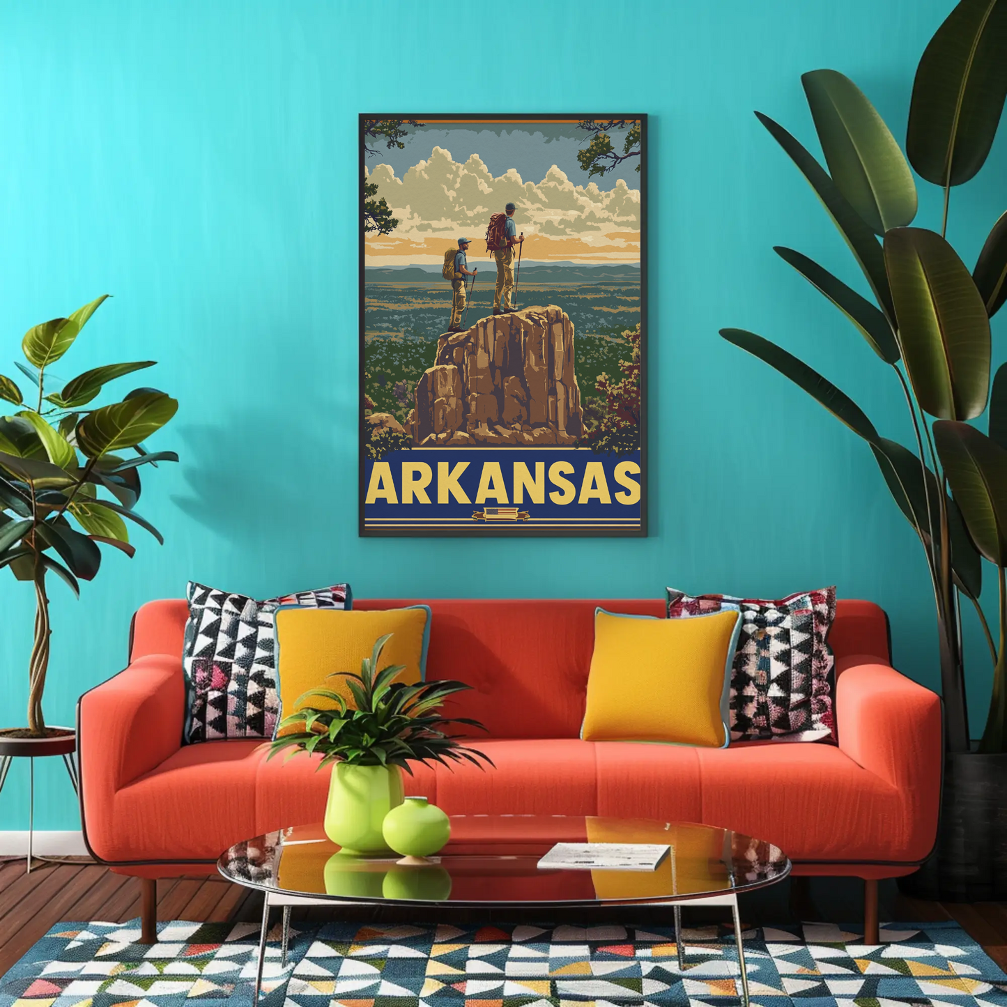 Vintage Poster Arkansas Hikers