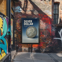 Silver Dollar The American Classic Poster PosterGoat