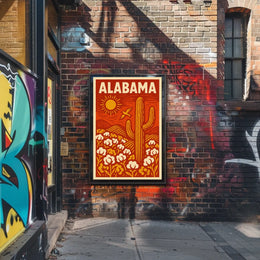 Alabama Vibrant Landscape Poster