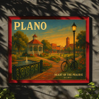 Heart of the Prairie Travel Poster Art Print