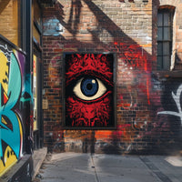 Eye of Observation: Surreal Intricate Abstract Artistic Poster