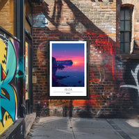 Ibiza Sunset Serenity Art Travel Poster