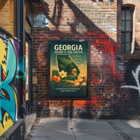 Georgia Heart Of The South Poster
