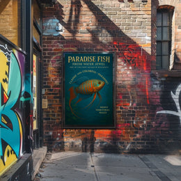 Paradise Fish Fresh Water Jewel Poster