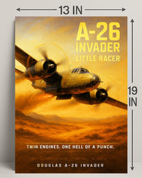 Douglas A-26 Invader Little Racer Poster PosterGoat