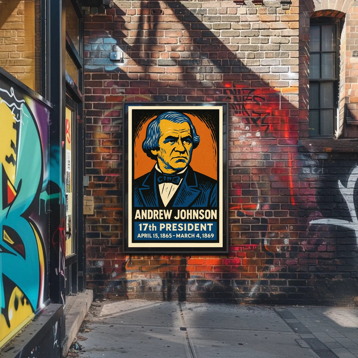 Andrew Johnson 17th President Poster