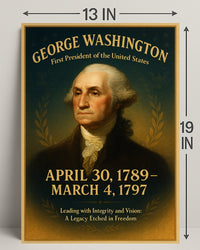 George Washington 1st President Poster PosterGoat