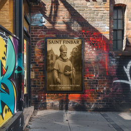 Saint Finbar Bishop Associated With Poster