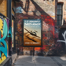 Cessna T-37 Dragonfly Poster PosterGoat