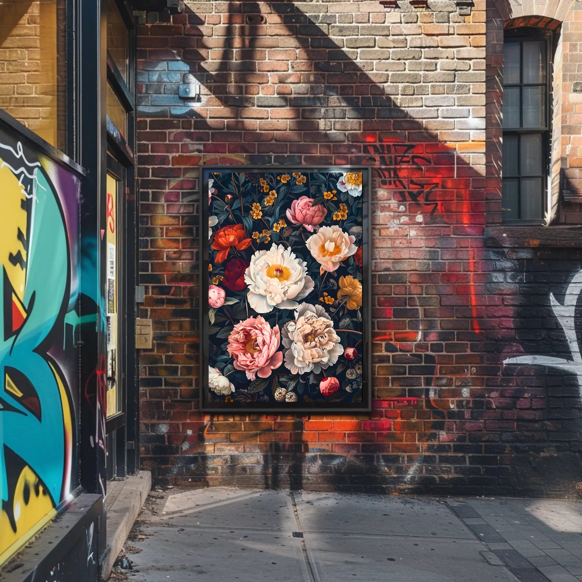 Floral Symphony: Botanical Elegance in Art Poster