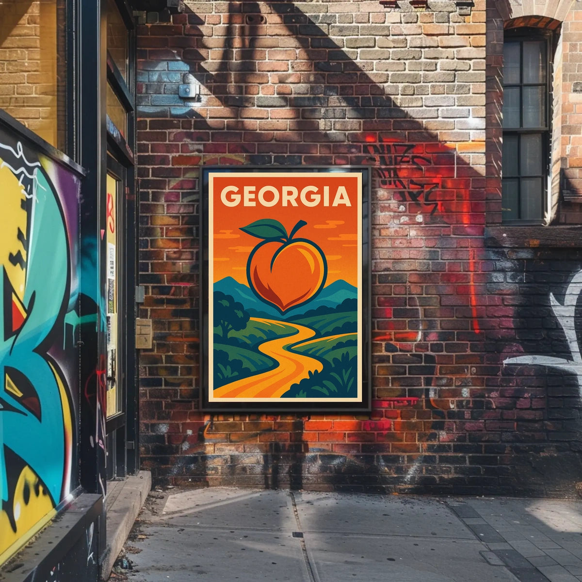 Georgia Peach Poster