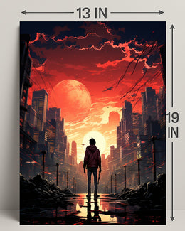 Dystopian Sunset Poster