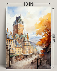 Autumn In A Historic City Poster