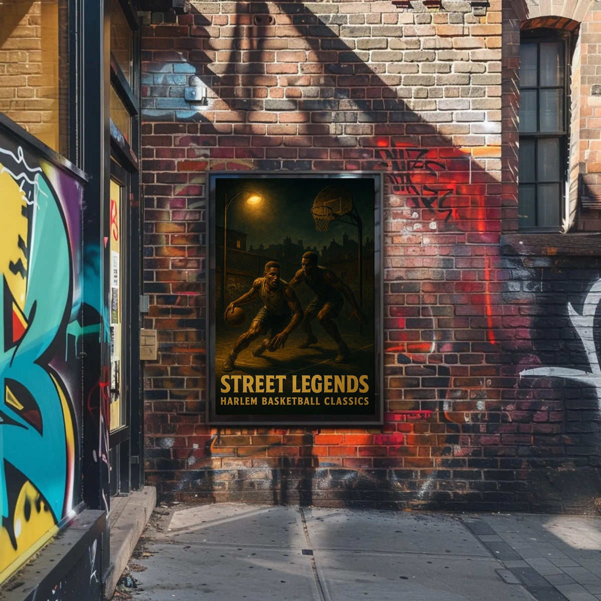 Street Legends Harlem Basketball Classics Poster