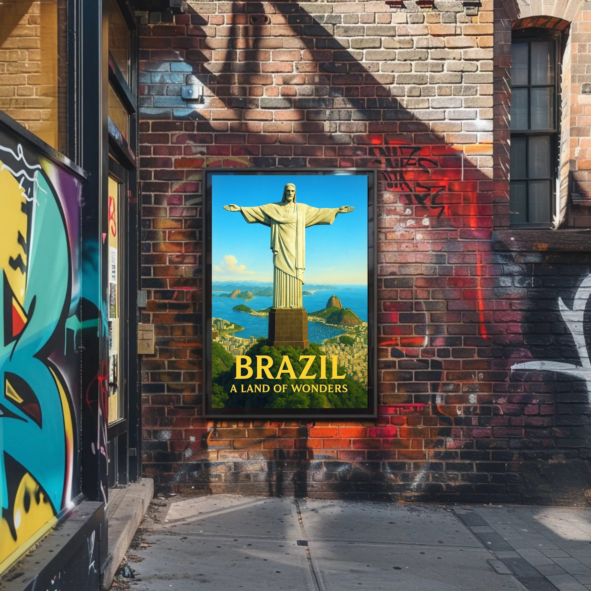 Brazil A Land of Wonders Poster PosterGoat