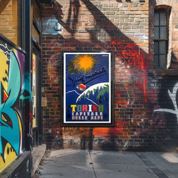 Winter Sports in Torino Poster