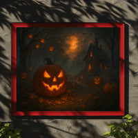 Gothic Haunted Spooky Halloween Night Poster
