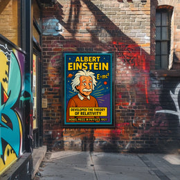 Albert Einstein Theory Of Relativity Poster