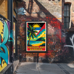 Antigua And Barbuda Paradise Poster