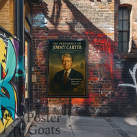 Jimmy Carter Era Vintage Historical or Presidential Poster