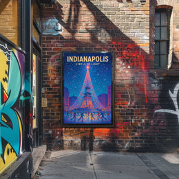 Indianapolis Circle Of Light Poster