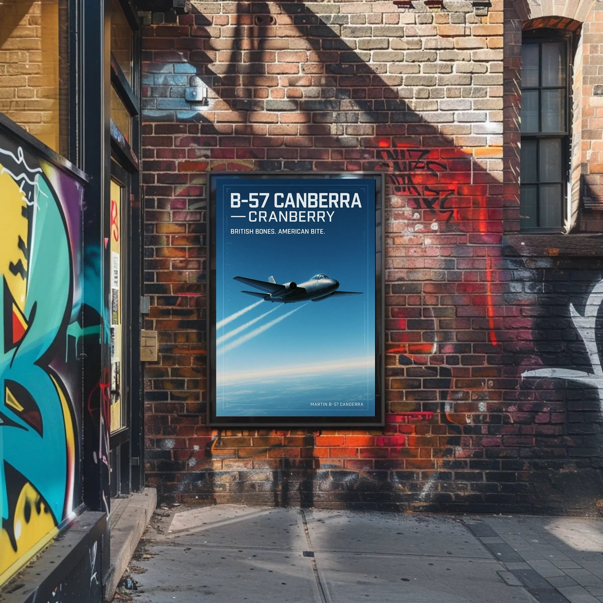 B-57 Canberra Cranberry Poster