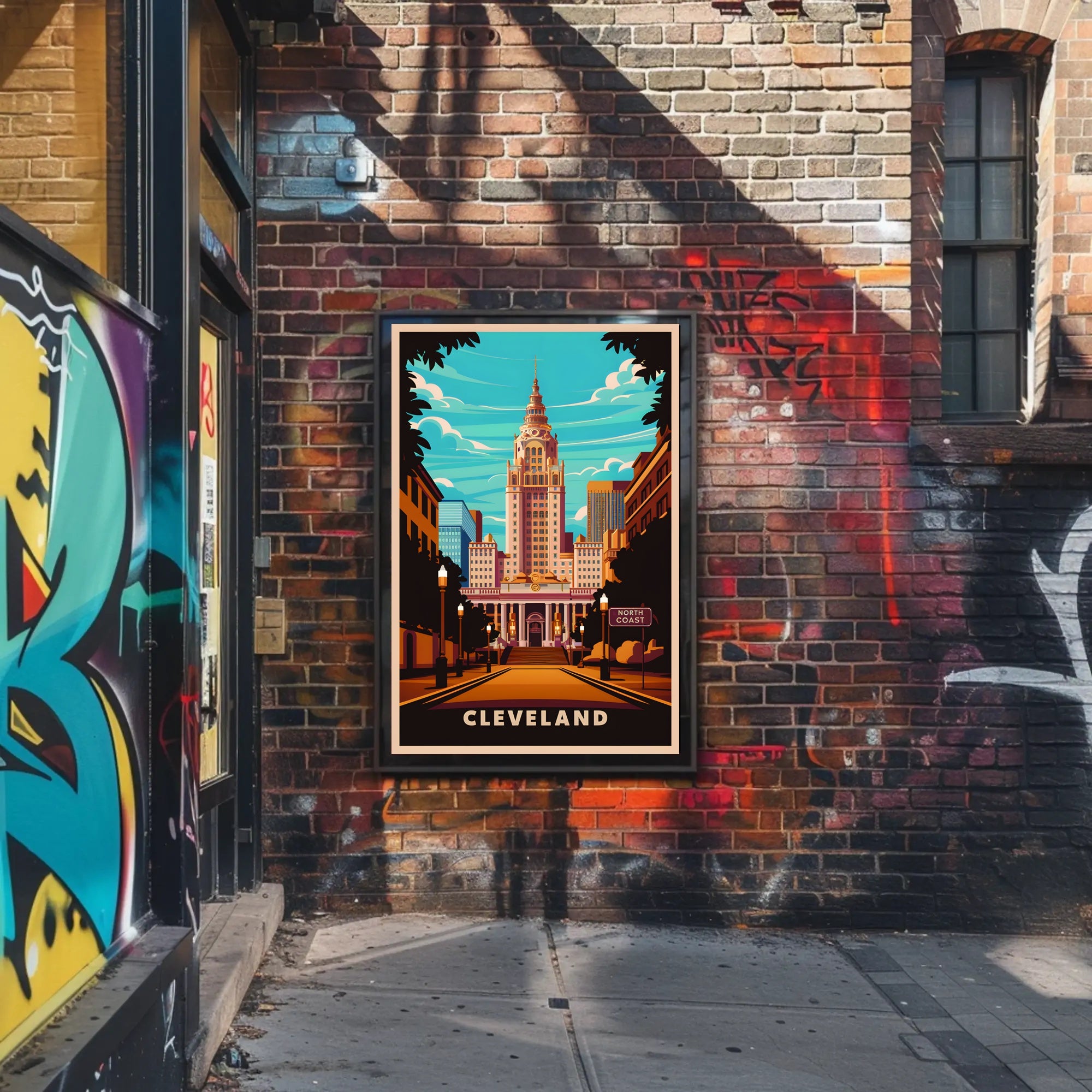 Cleveland Cityscape Poster
