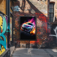 Sleek Modern Sports Car Poster for Thrill Seekers
