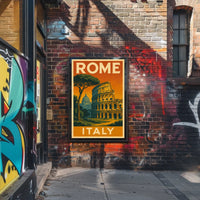 Rome, Italy Travel Poster