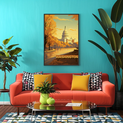 Washington Vintage Poster