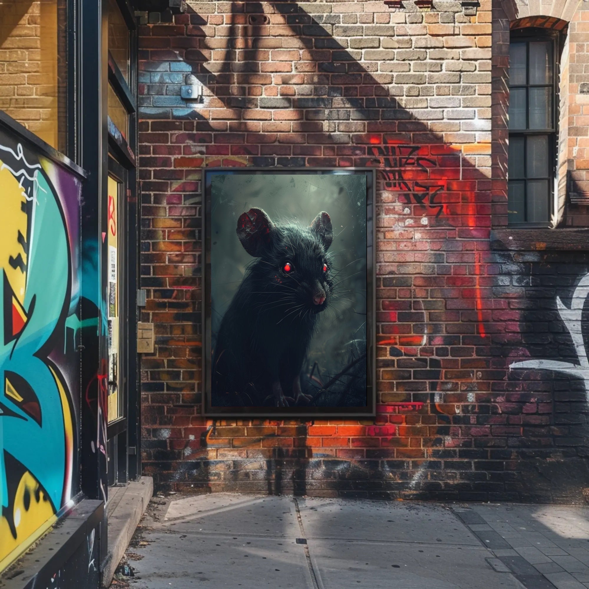 Enigmatic Creature of the Night Poster PosterGoat