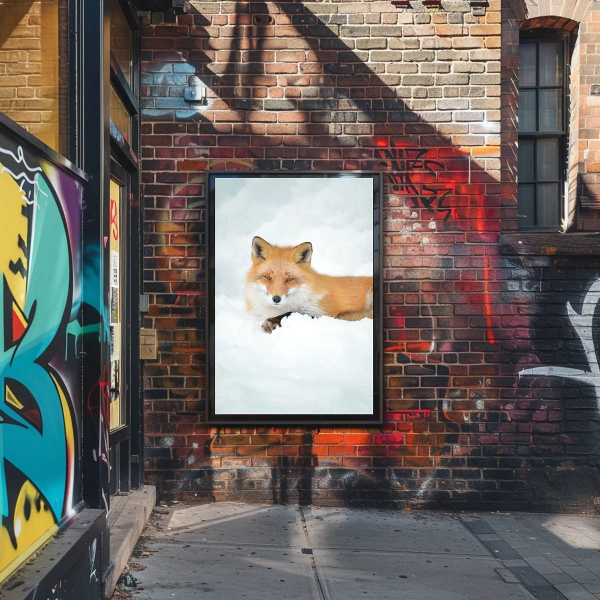 Winter Fox Serenity Poster