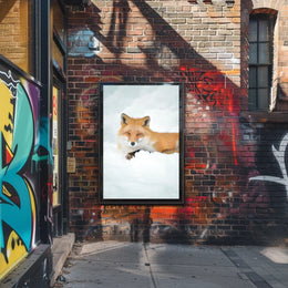 Winter Fox Serenity Poster