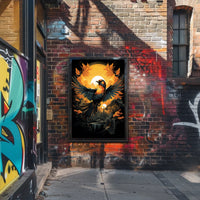 Sunset Symphony A BirdS Journey Poster