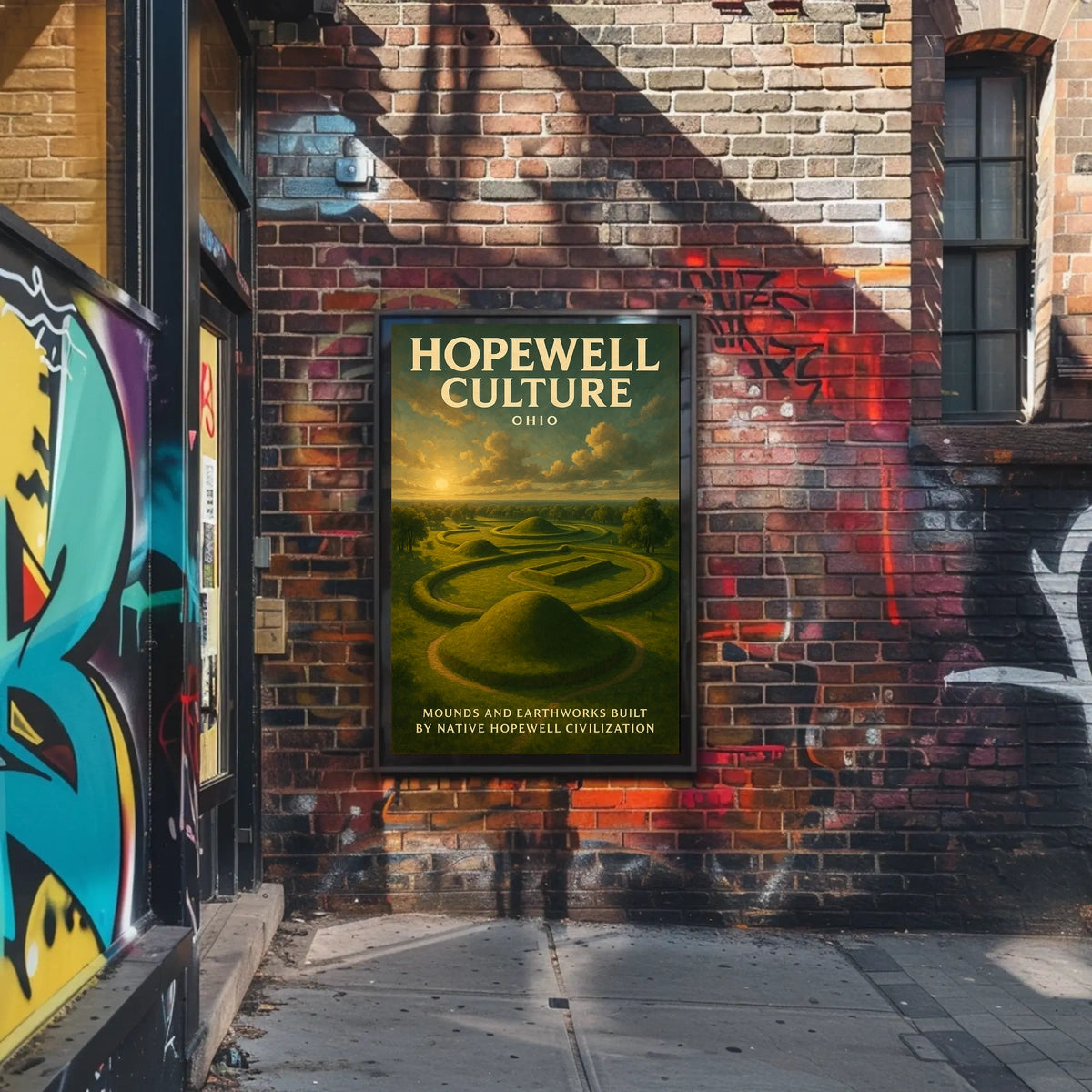 Hopewell Culture Ohio Poster