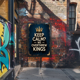 Revolutionary Crown Poster: A Bold Political Statement Poster