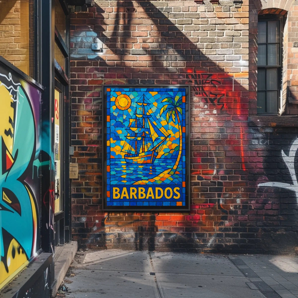 Vibrant Barbados Poster