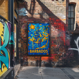 Vibrant Barbados Poster