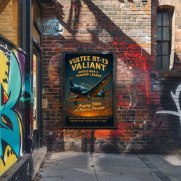 Vultee BT-13 Valiant World War II Trainer Legend Poster PosterGoat