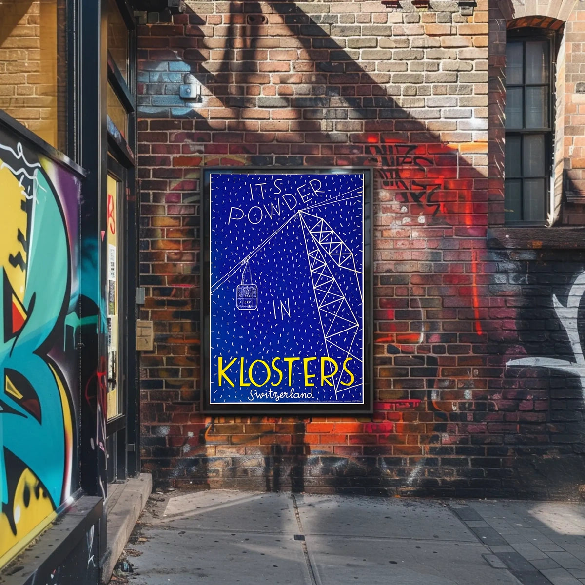 Powder In Klosters Poster