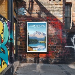 Lassen Volcanic National Park Scenic Poster Print