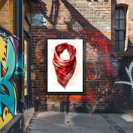 The Art of the Scarf Decorative Wall Art Print