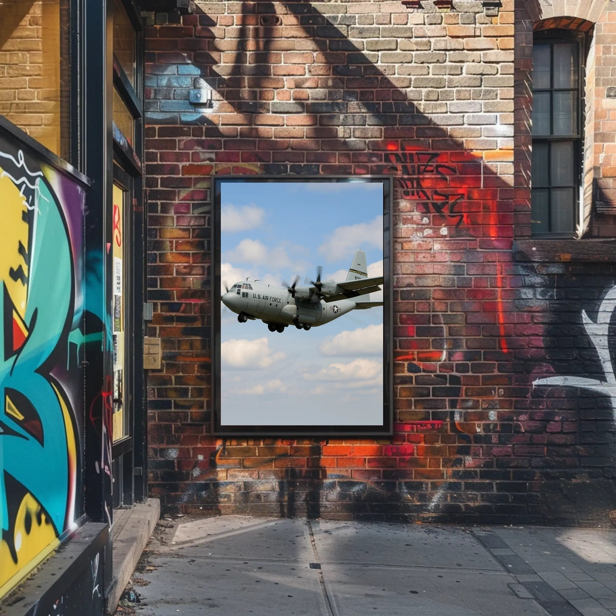 U.S. Air Force C-130 Hercules Military Recruitment Poster