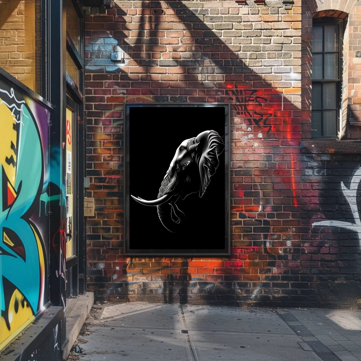 Majestic Elephant Poster