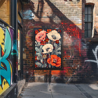 Vibrant Floral Symphony Wall Art Print